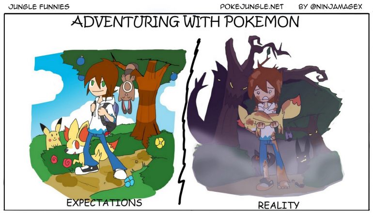 Jungle Funnies #8: Pokémon Adventures IRL