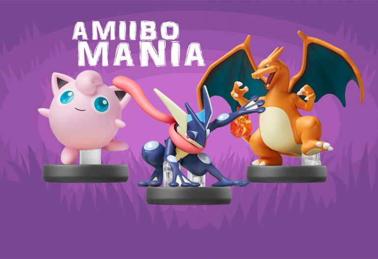 Greninja, Charizard & Jigglypuff Amiibos Available!