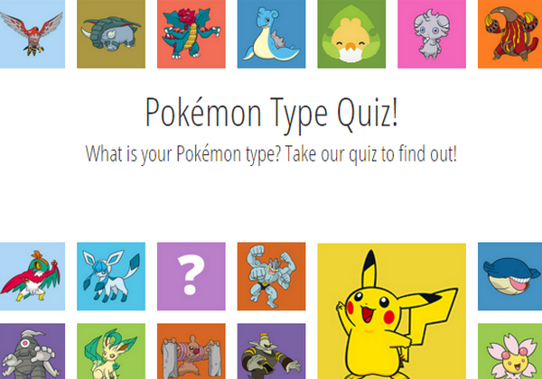 What Pokémon type are YOU?!