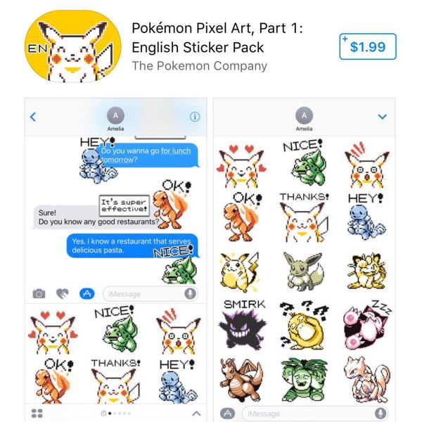 Pokémon Sticker Pack Comes to iOS!