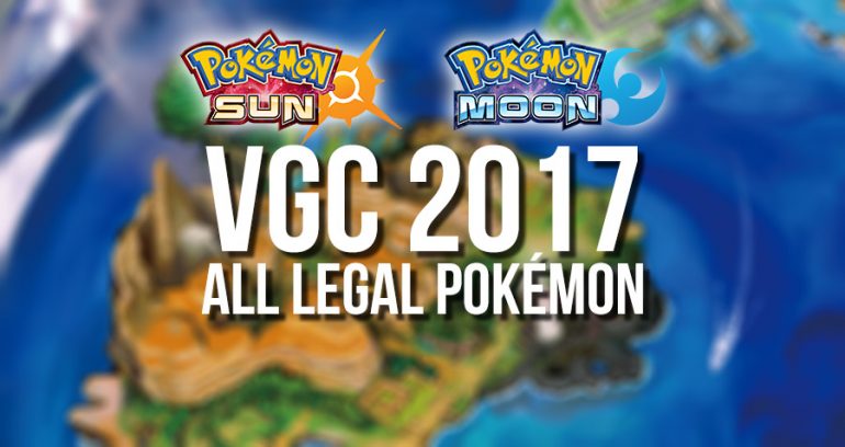 Datamine Reveals Legal Pokémon for VGC 2016/2017