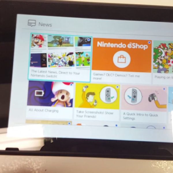 First Look at Nintendo Switch UI (It Has a Night Mode!)