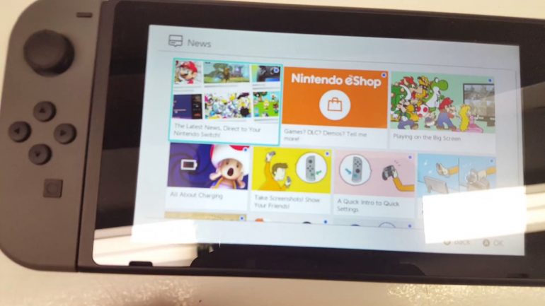 First Look at Nintendo Switch UI (It Has a Night Mode!)