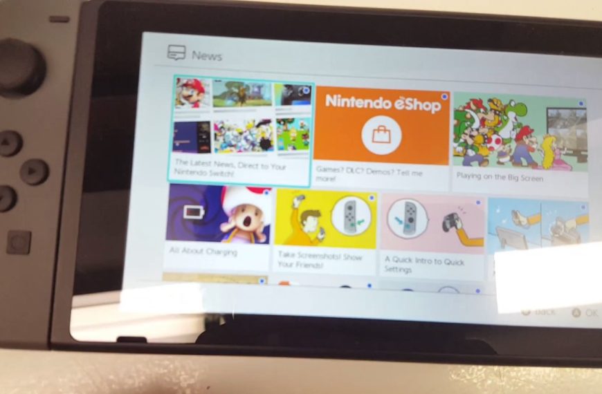 First Look at Nintendo Switch UI (It Has a Night Mode!)