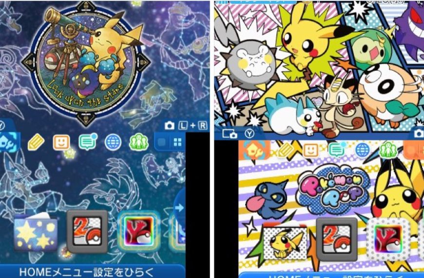 New Pokémon 3DS Themes Come to Japan