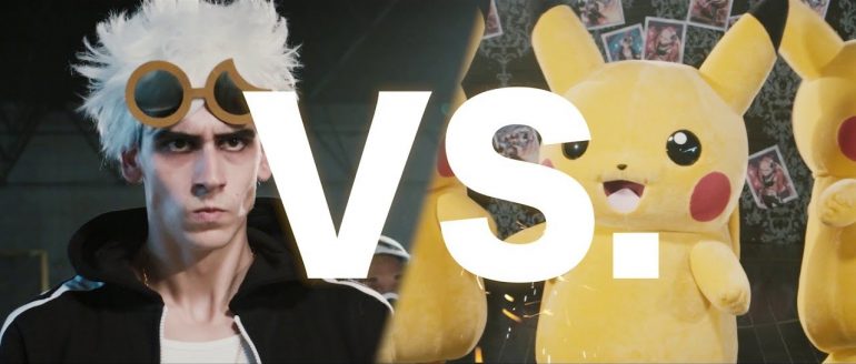 Guzma & Pikachu Face-Off in Epic Dance Battle