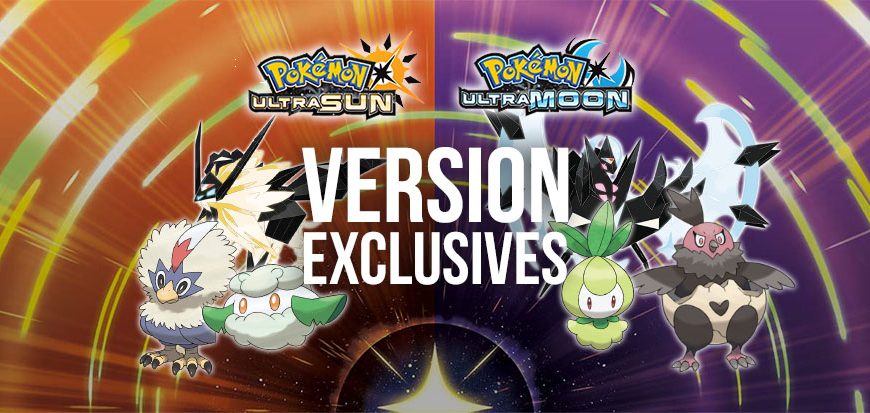 More Ultra Sun & Ultra Moon Version Exclusives Revealed