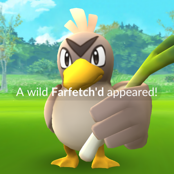 Farfetch’d Now Available Worldwide in GO