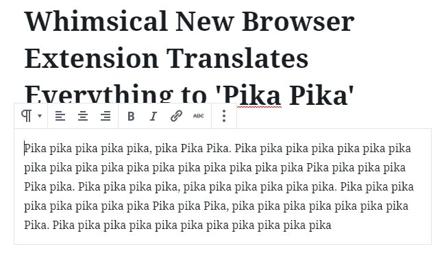 Pika pika translation