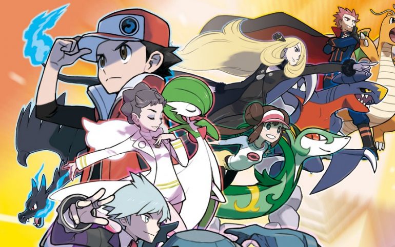 Section of Pokémon Masters key art