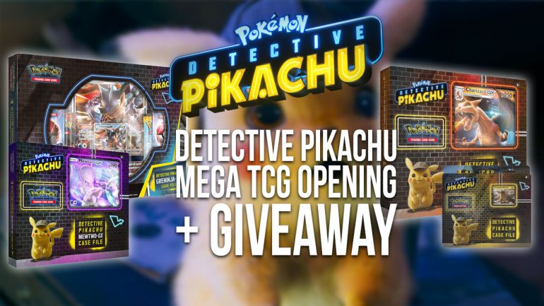 Detective Pikachu TCG Opening Extravaganza + Giveaway