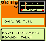 Screencap of Professor Oak's Pokémon Talk on Pokégear Radio, Pokémon Silver