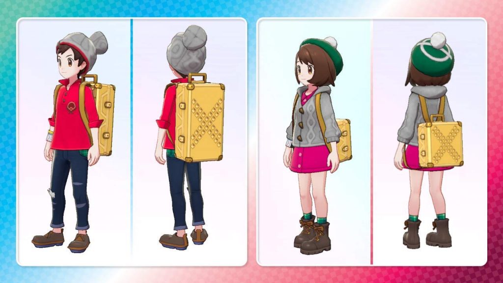 Pokémon Sword & Shield double pack pre-order bonus gold-studded backpack