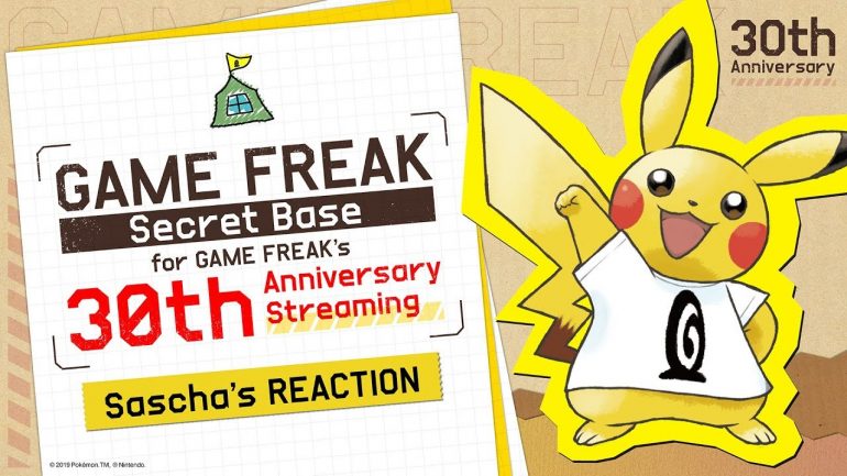 Game Freak 30th Anniversary Stream