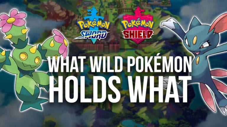 Pokémon Sword Shield Wild Pokémon Held Items Guide