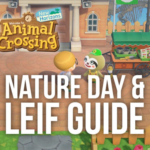 Animal Crossing: New Horizons Nature Day & Leif's Shrub Guide