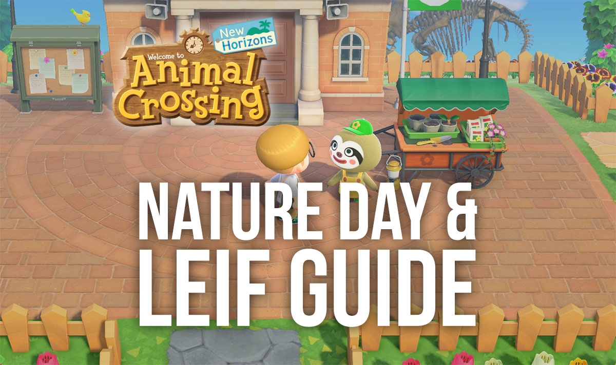 Animal Crossing: New Horizons Nature Day & Leif's Shrub Guide