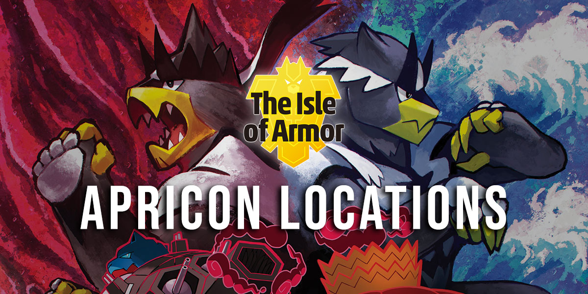 Apricorn locations in the Isle of Armor