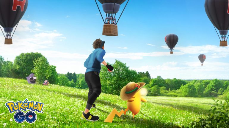 Pokémon GO brings in the balloons