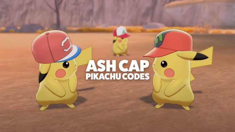All Ash Cap Pikachu codes for Pokémon Sword & Shield