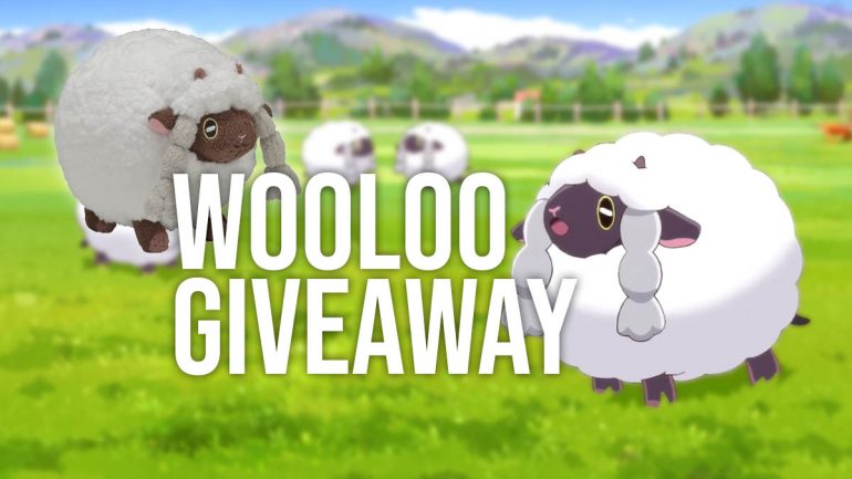 November 2020 giveaway: Wooloo plushie!