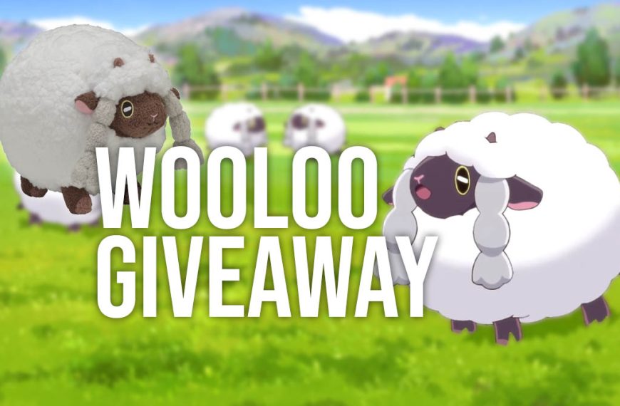 November 2020 giveaway: Wooloo plushie!