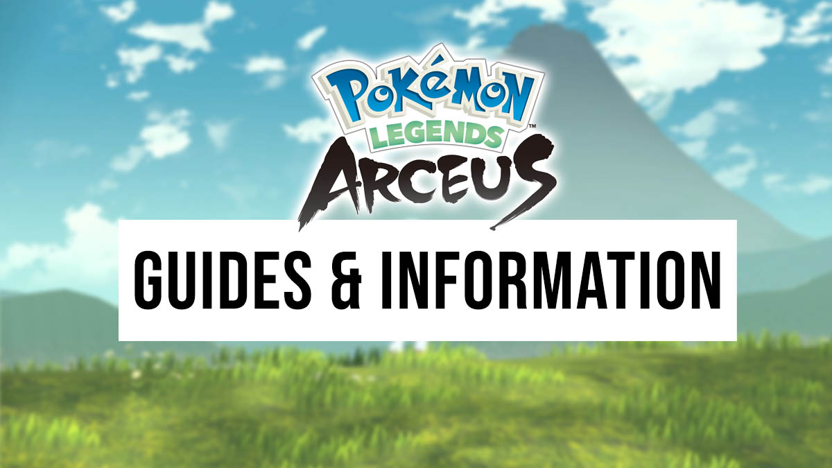 Pokémon Legends: Arceus guides and information