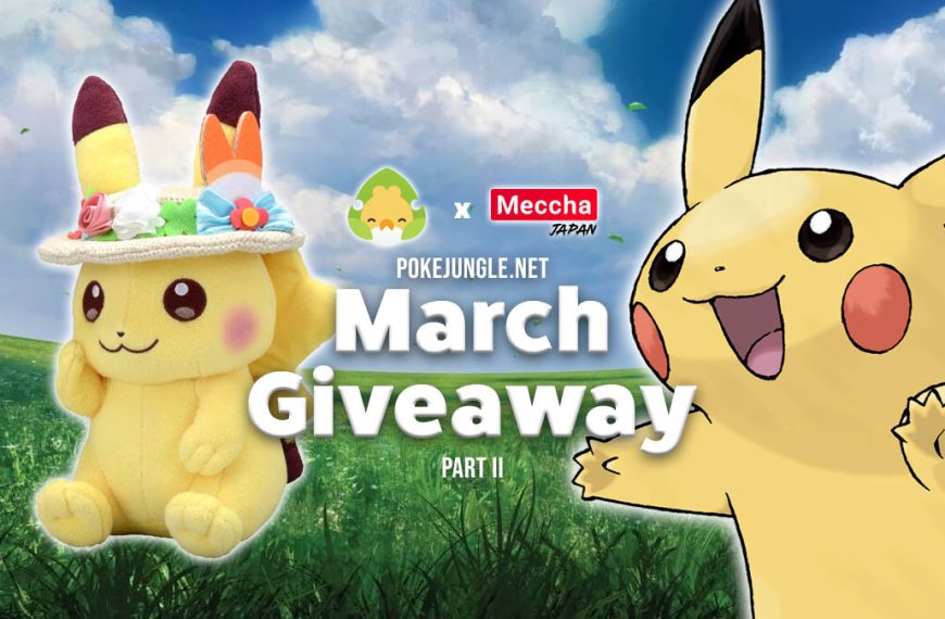 March 2021 giveaway, part two: Easter Pikachu plushie
