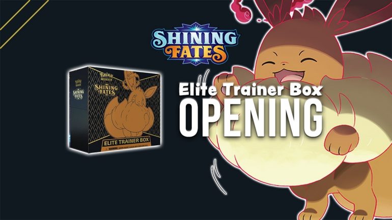 Shining Fates elite trainer box opening!
