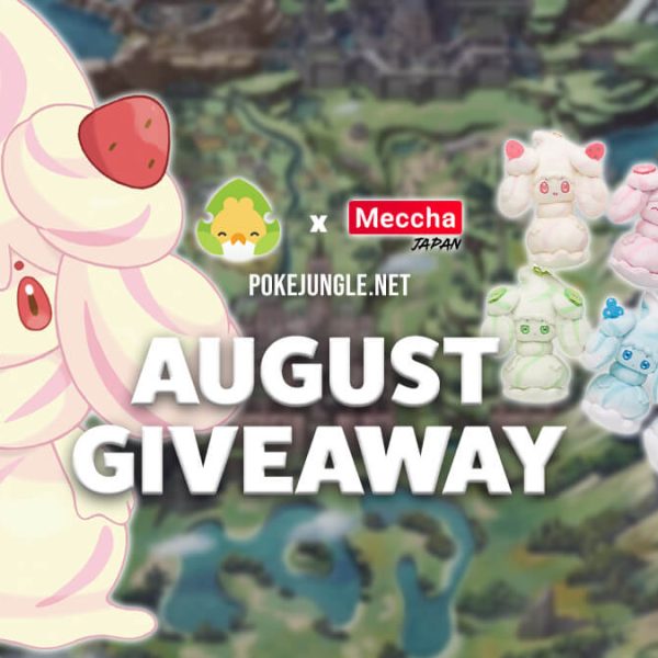 Alcremie plushie keychain giveaway