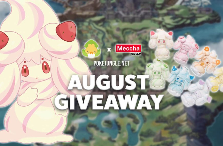 Alcremie plushie keychain giveaway
