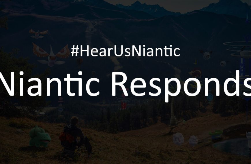 Niantic responds to the Pokémon GO community