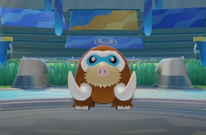 Mamoswine is about to make its debut in Pokémon UNITE