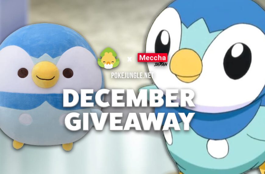 December 2021 Giveaway: Plush Piplup cushion