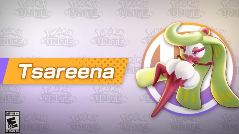 Tsareena joins Pokémon UNITE on December 9