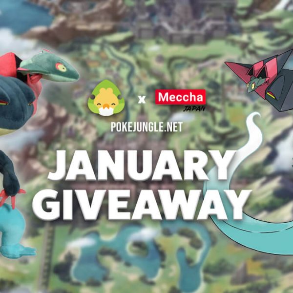 January 2022 Giveaway: Dragapult plushie