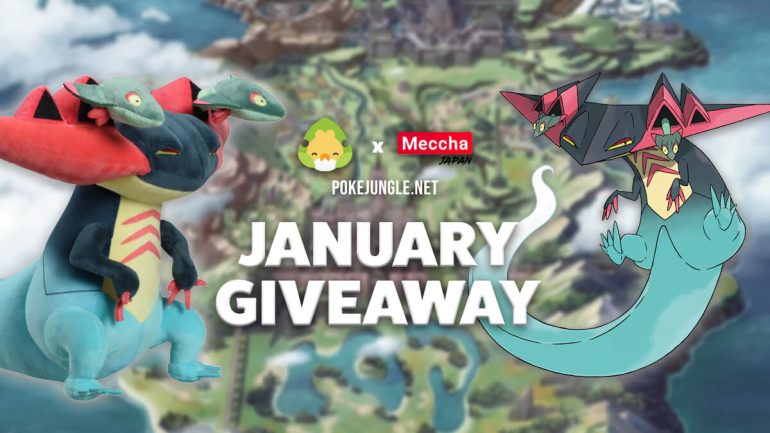 January 2022 Giveaway: Dragapult plushie