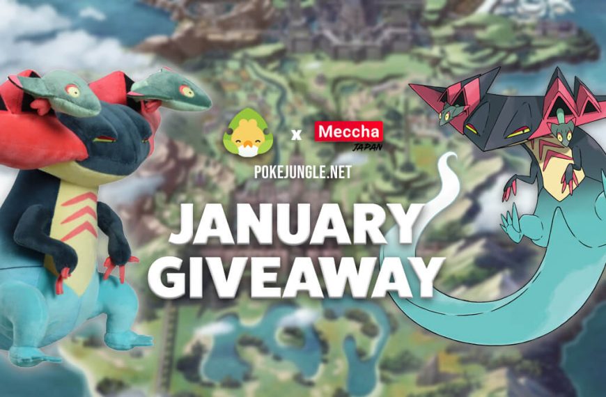 January 2022 Giveaway: Dragapult plushie