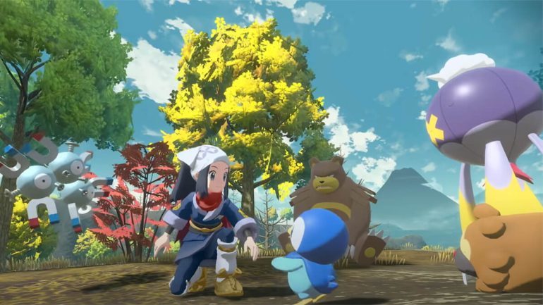 New clips of Pokémon Legends: Arceus shown in various trailers