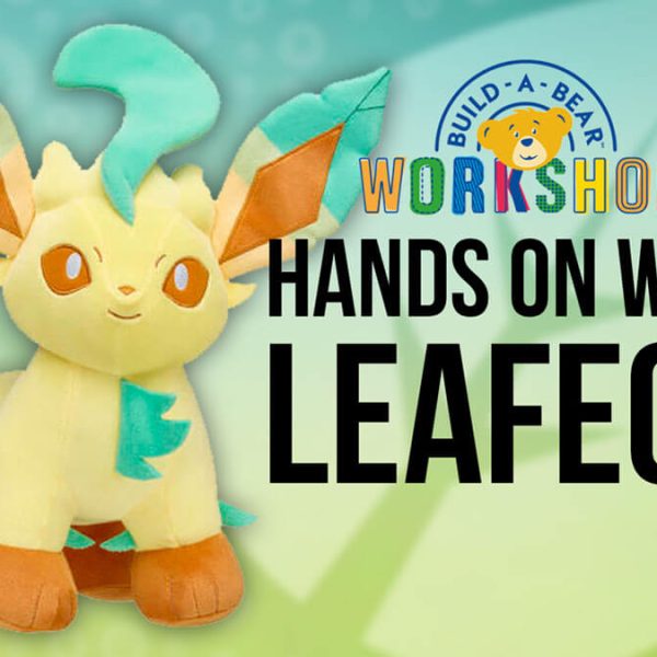 Leafeon Build-A-Bear plushie hands-on video