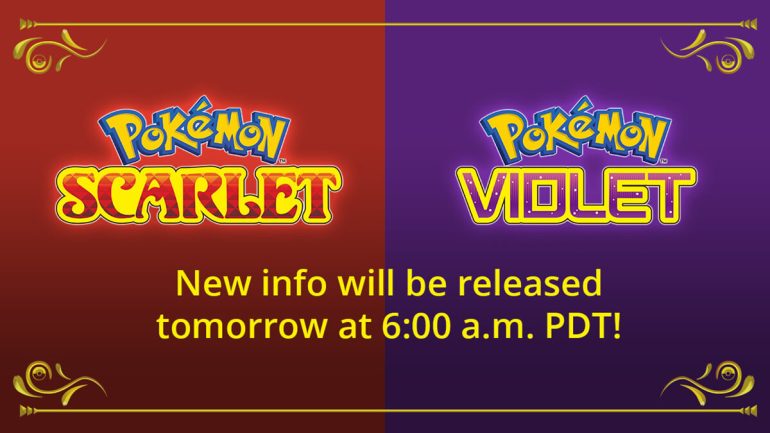 New information about Pokémon Scarlet & Violet coming tomorrow, June 1