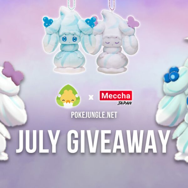 July 2022 Giveaway: Plush Alcremie keychains