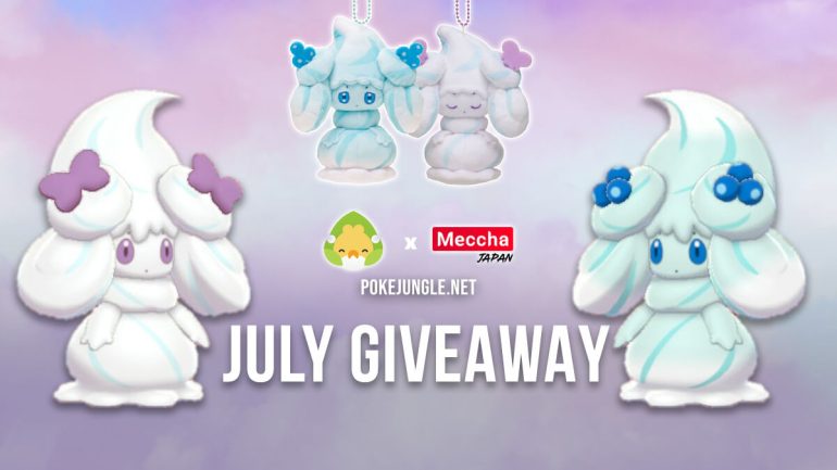 July 2022 Giveaway: Plush Alcremie keychains