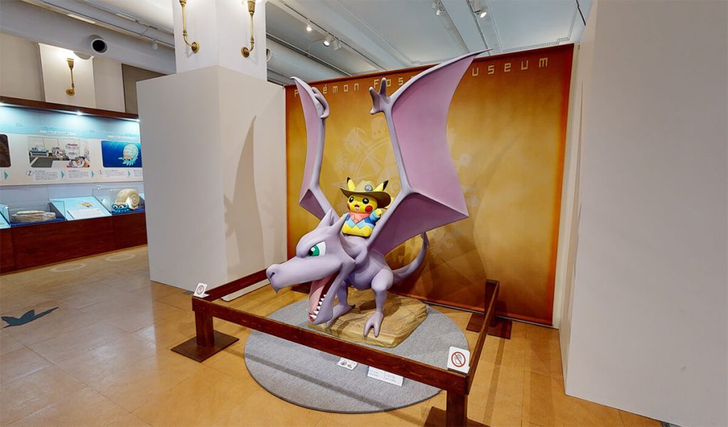 Pokémon Fossil Museum's Aerodactyl model