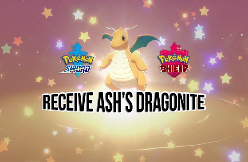 Receive Ash’s Dragonite Mystery Gift in Pokémon Sword & Shield