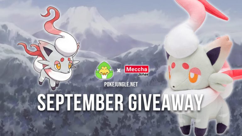 September 2022 Giveaway: Win a Hisuian Zorua plushie!