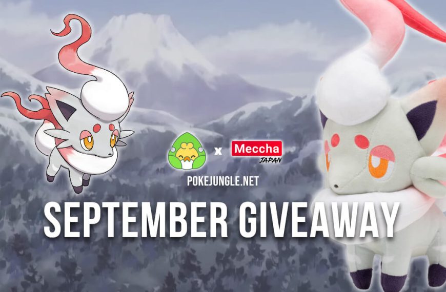 September 2022 Giveaway: Win a Hisuian Zorua plushie!