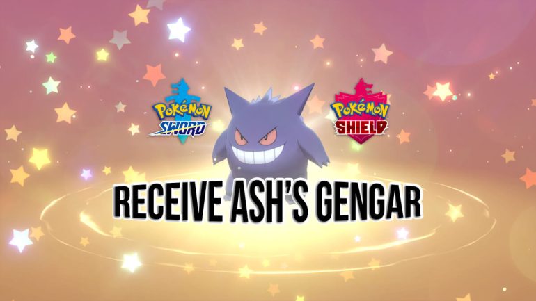 Receive Ash’s Gengar Mystery Gift in Pokémon Sword & Shield