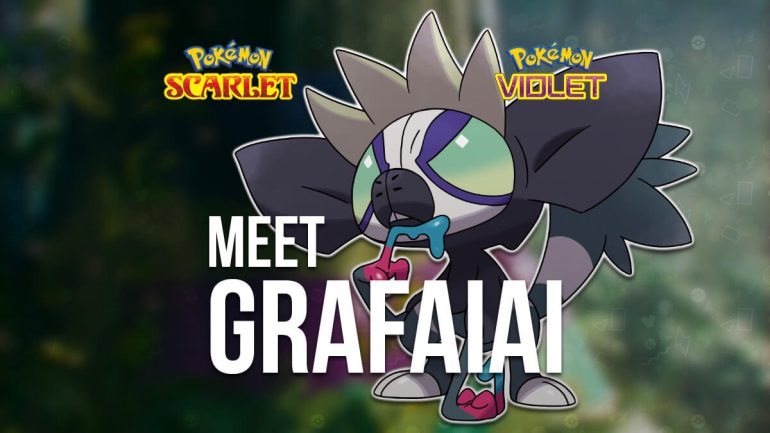 Meet Grafaiai, a new Pokémon from Scarlet & Violet