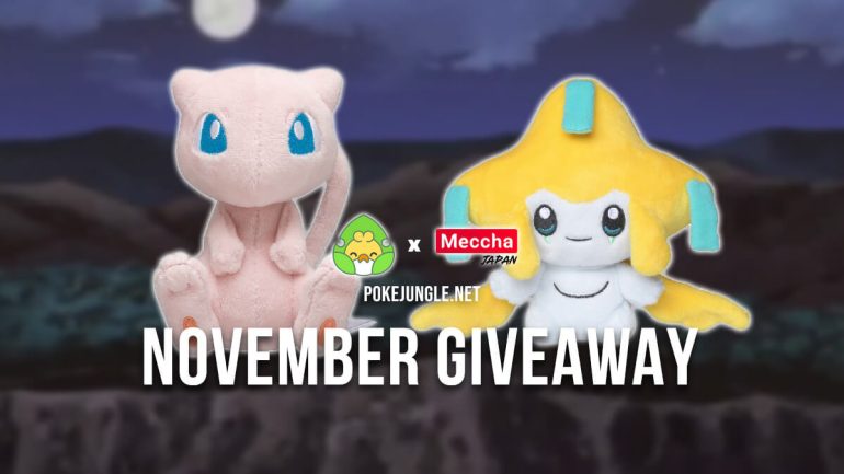 November 2022 Giveaway: Win Mew & Jirachi plushies!